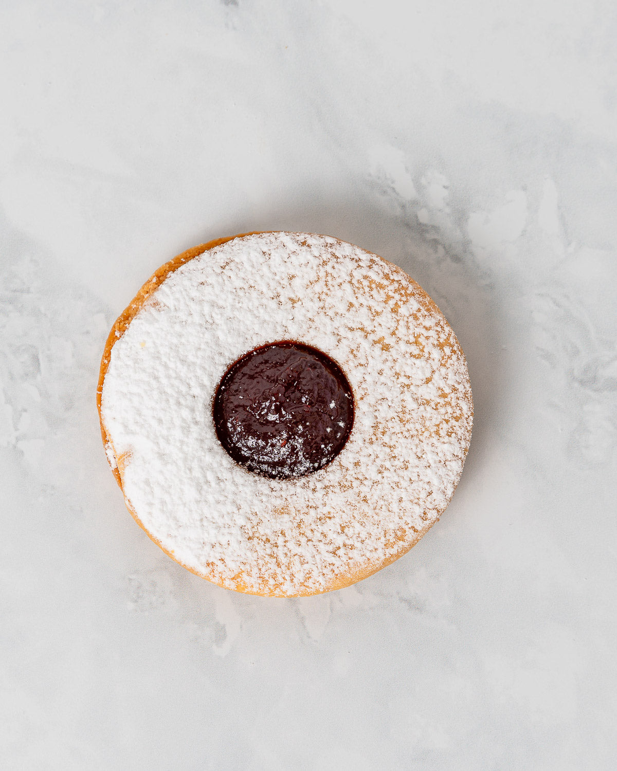 Raspberry Jam shortbread Round