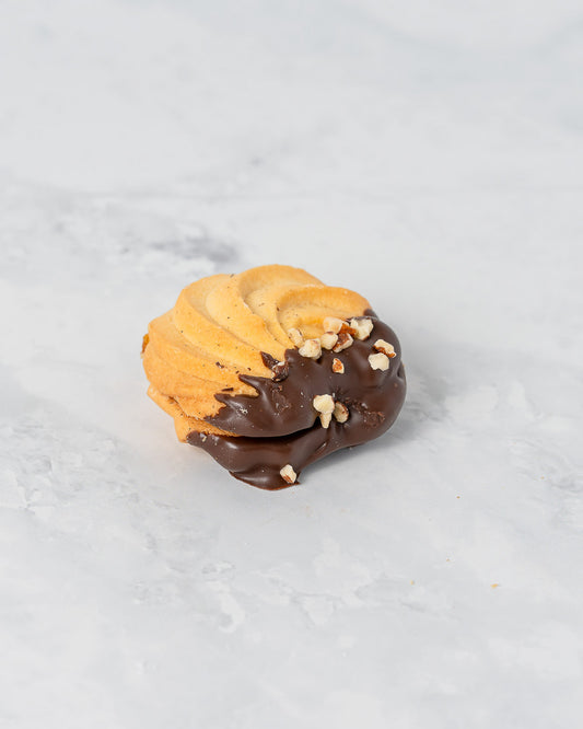 Horseshoe shortbread apricot