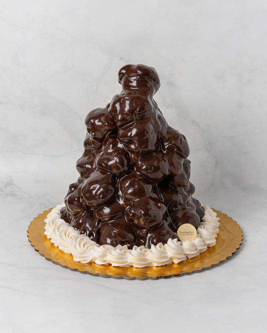 Profiteroles Tower Semifreddo