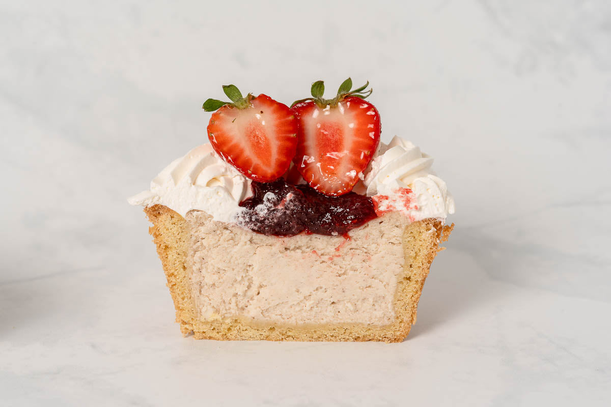 Ricotta Tart Panna & Fragola