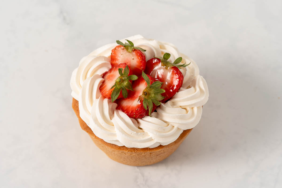Ricotta Tart Panna & Fragola